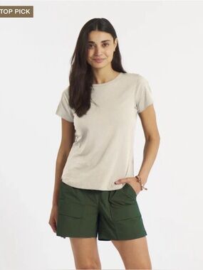 Paka Women's Essential Tee, bone color
